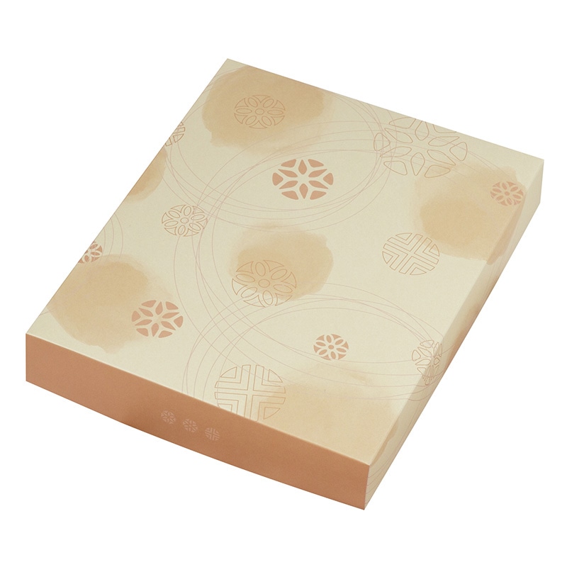 ヤマニパッケージ 和菓子箱　和彩　トレー付 しらちゃ色　20ヶ入 19-102SB 100個/束（ご注文単位2束）【直送品】