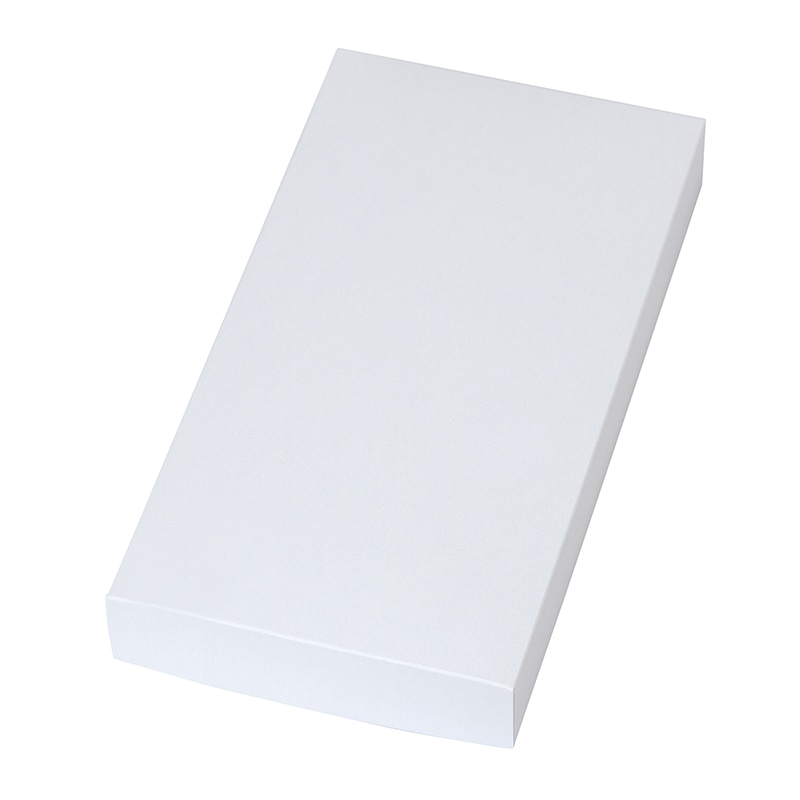 ヤマニパッケージ 和菓子箱　まんじゅう白無地 大 19-190 50個/束（ご注文単位4束）【直送品】