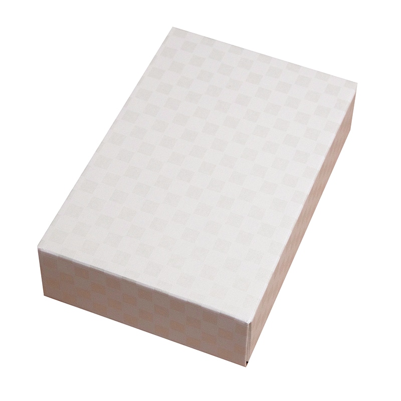 ヤマニパッケージ 和菓子箱　白ルミア 6個箱 19-300 25個/束（ご注文単位8束）【直送品】