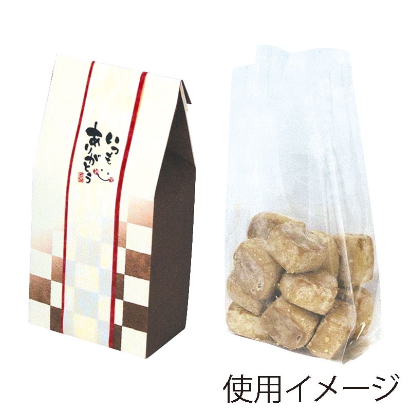 ヤマニパッケージ 角底袋　サック　ガゼット袋セット ショコラS 19-600CA 200個/束（ご注文単位1束）【直送品】
