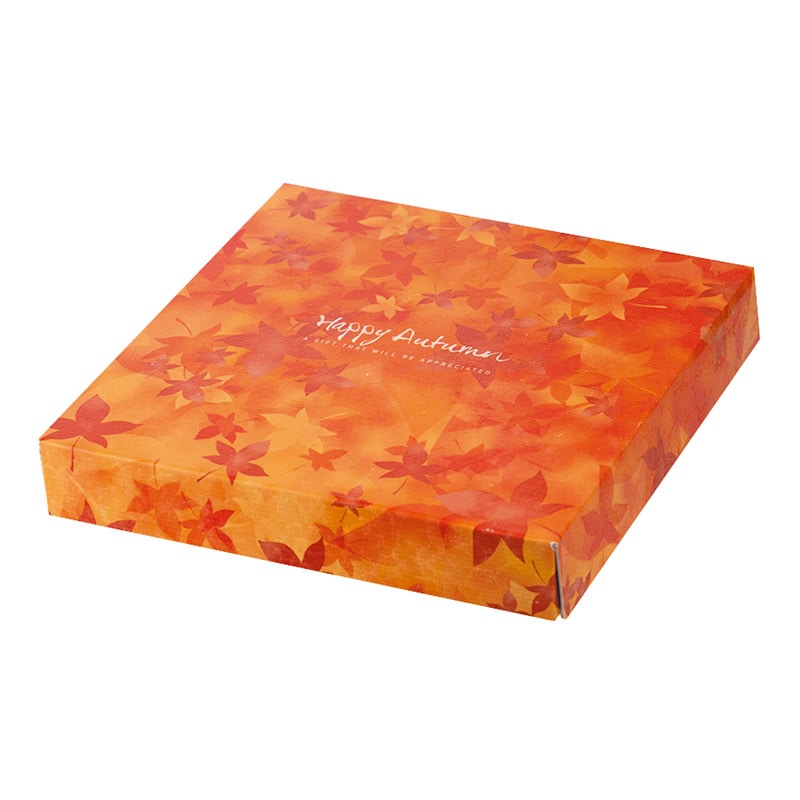 ヤマニパッケージ 和菓子箱　お重箱 紅葉 19-626 50個/束（ご注文単位1束）【直送品】