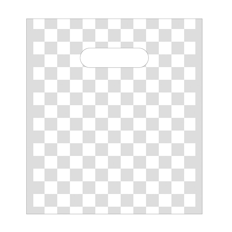 ヤマニパッケージ 小判抜きポリ袋　こうしぶくろ 小　白 19-640W 100個/束（ご注文単位20束）【直送品】