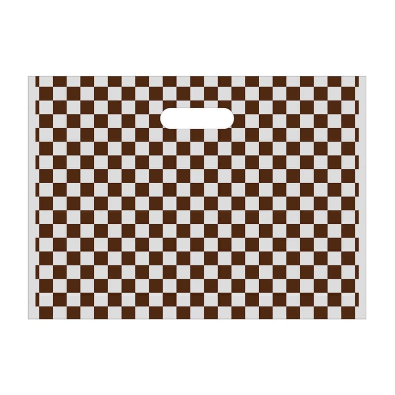 ヤマニパッケージ 小判抜きポリ袋　こうしぶくろ 大　茶 19-642B 100個/束（ご注文単位10束）【直送品】