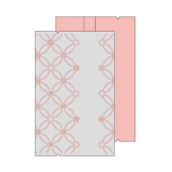ヤマニパッケージ 個包装袋 七宝つなぎ 特小 もも色 19-700P 1000個/束(ご注文単位10束)【直送品】