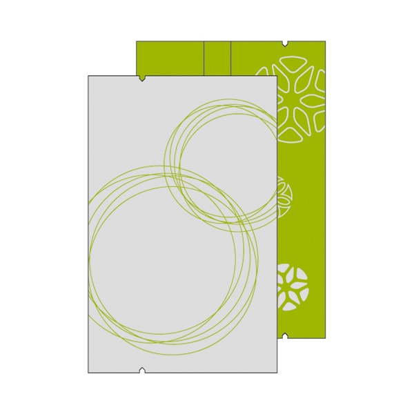 ヤマニパッケージ 個包装袋　和彩 特小　みどり色 19-706G 1000個/束（ご注文単位10束）【直送品】