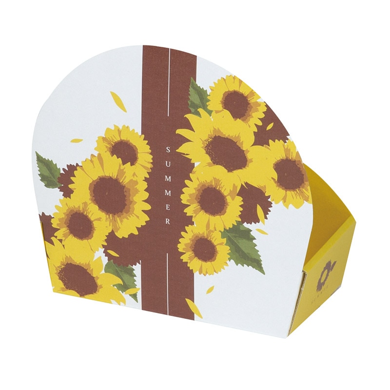 ヤマニパッケージ 和菓子箱 ぷちばすけっと 夏2 19-1308 100個/束(ご注文単位1束)【直送品】