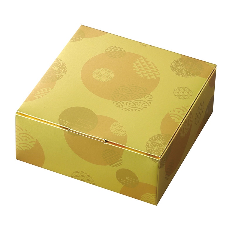 ヤマニパッケージ 和菓子箱 こんじき 小 19-1370 10個/束(ご注文単位10束)【直送品】