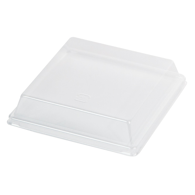 ヤマニパッケージ 紙トレー ペーパーフードトレー フタ 小 19-1527 20個/束(ご注文単位20束)【直送品】