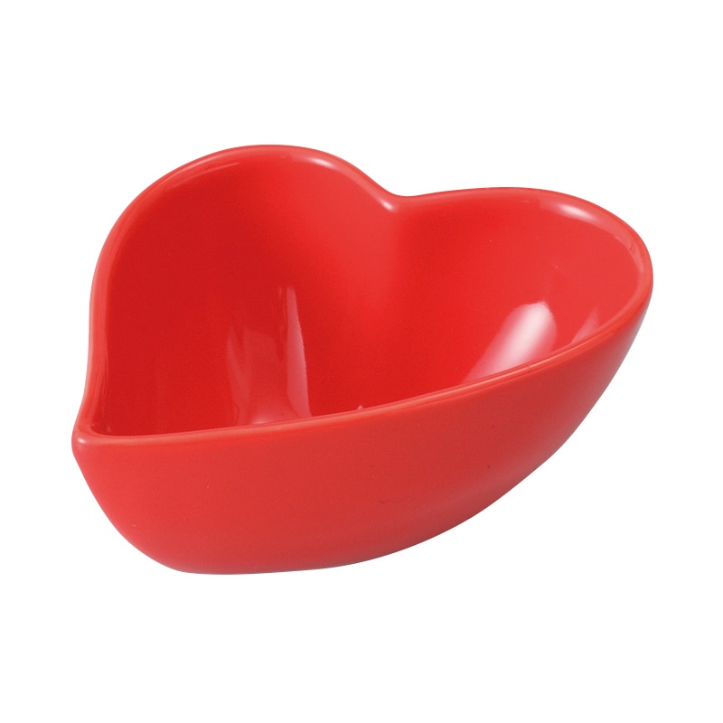 陶器 花びらハート 赤 TY-006 1個(ご注文単位144個)【直送品】