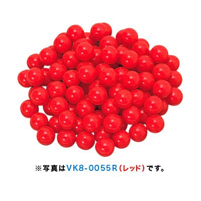 カラーボール抽選球 赤 21261 1パック(ご注文単位1パック)【直送品】