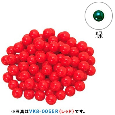 カラーボール抽選球 緑 21261 1パック(ご注文単位1パック)【直送品】