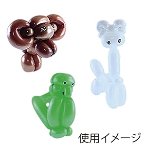 ペンシルバルーン 100本セット 01824 1パック（ご注文単位1パック）【直送品】