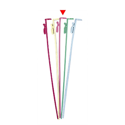 風船棒 小 ピンク 100入 01634 1パック(ご注文単位1パック)【直送品】