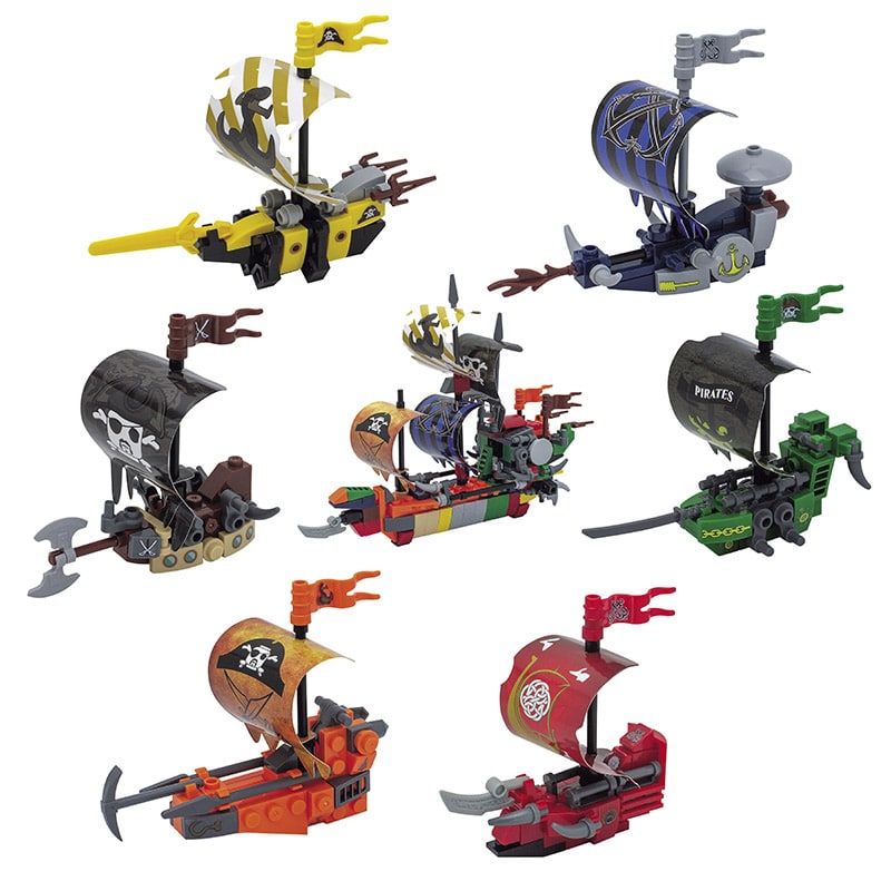 くみたてブロック 海賊船編　12入 46446 1パック（ご注文単位1パック）【直送品】