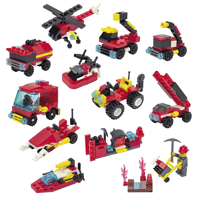 くみたてブロック 消防車編　12入 46448 1パック（ご注文単位1パック）【直送品】