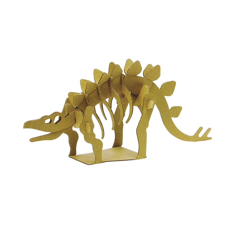 ダンボール工作　恐竜シリーズ ステゴサウルス　10入 91821 1パック（ご注文単位1パック）【直送品】