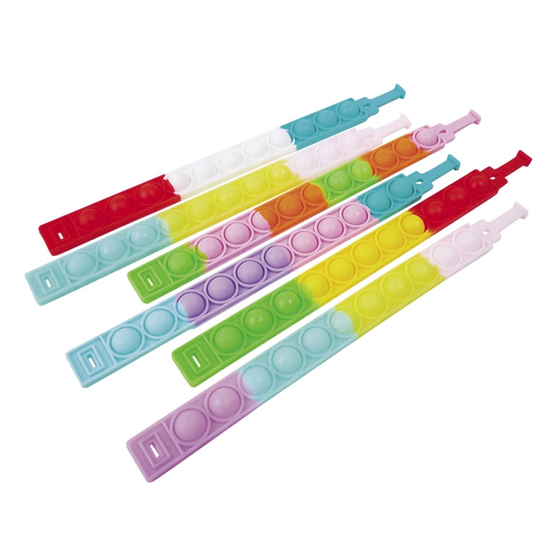 プチプチプッシュリストバンド 24入 94130 1パック(ご注文単位1パック)【直送品】