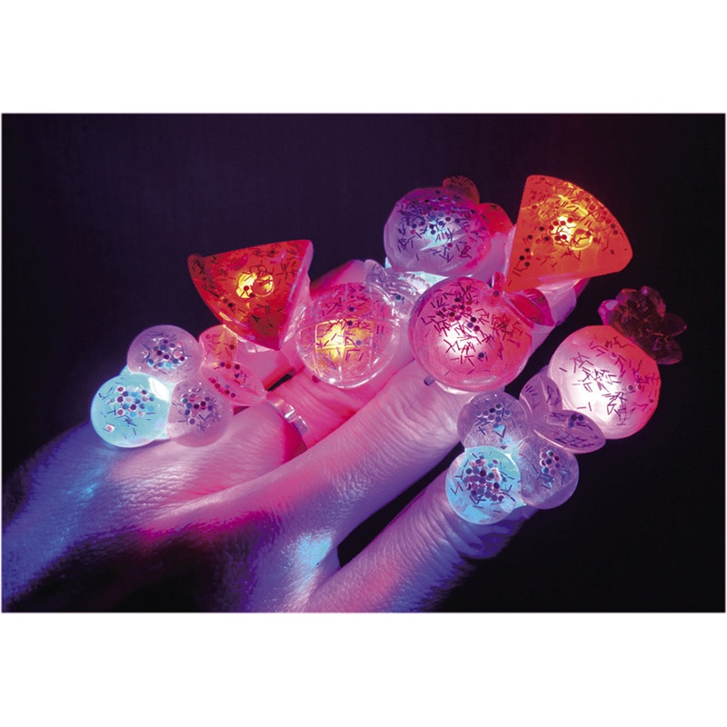 ピカピカフルーツデコリング 48入 94791 1パック（ご注文単位1パック）【直送品】