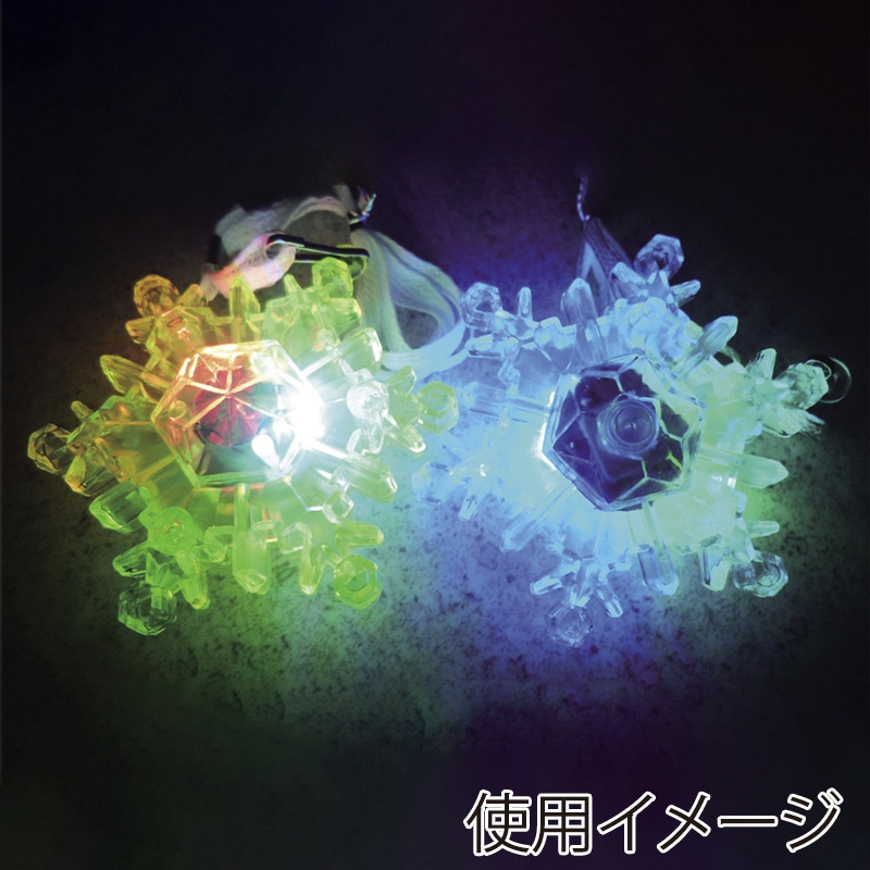 フラッシュクリスタルスノーペンダント 36入 90585 1パック（ご注文単位1パック）【直送品】