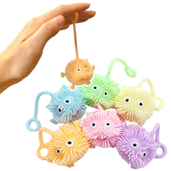 光るミニハリネズミヨーヨー 30入 80933 1パック（ご注文単位1パック）【直送品】