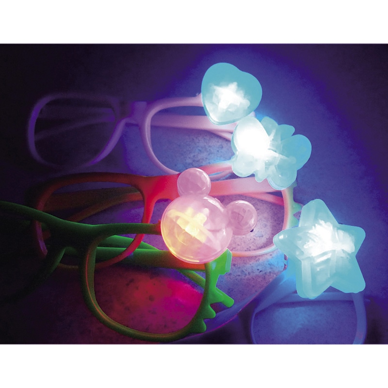 光るダテメガネ 12入 89624 1パック(ご注文単位1パック)【直送品】