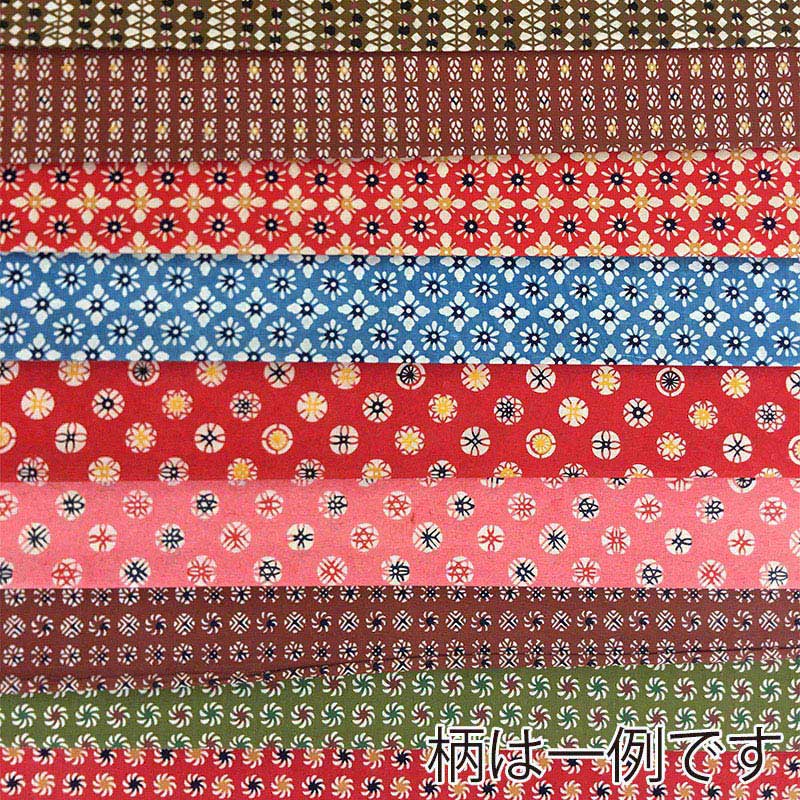 和紙 型染 おまかせ10枚セット No.1 86827 1袋（ご注文単位10袋）【直送品】