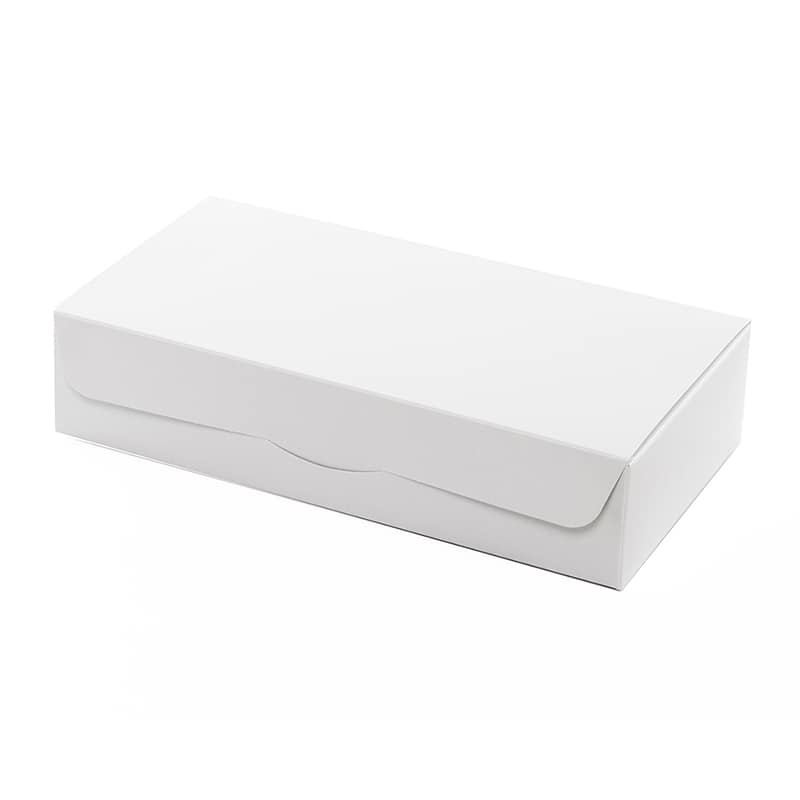 パッケージ中澤 焼菓子ギフト箱 レモン ホワイト 5号 B13210 100枚/箱（ご注文単位1箱）【直送品】