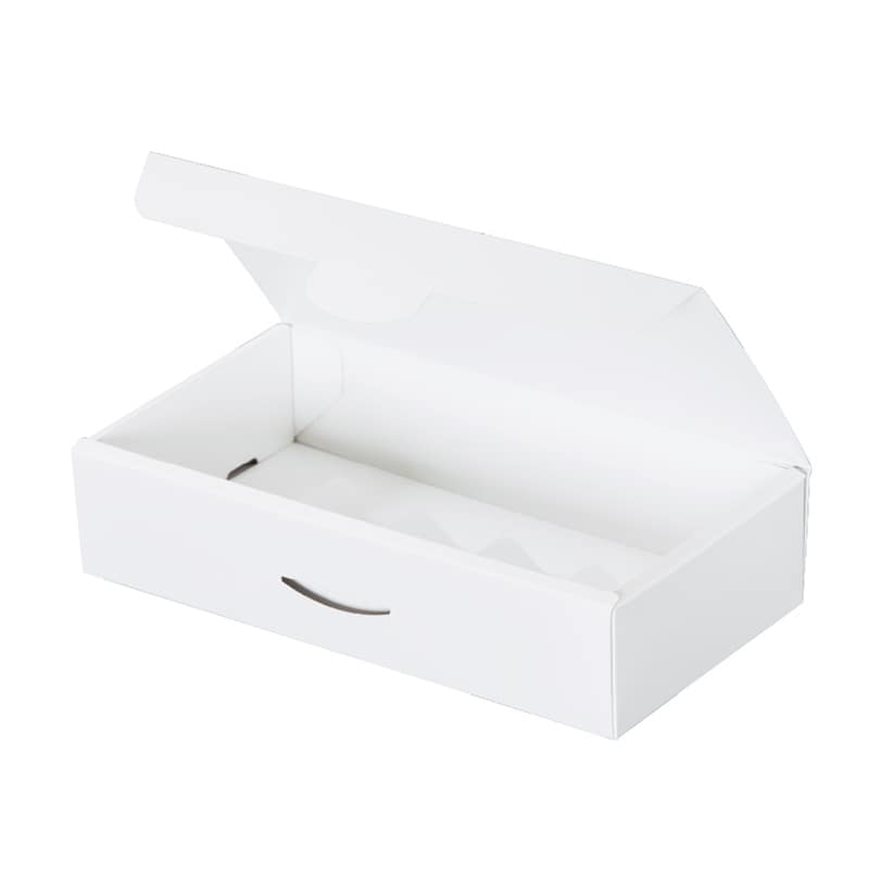 パッケージ中澤 焼菓子ギフト箱 レモン ホワイト 5号 B13210 100枚/箱(ご注文単位1箱)【直送品】