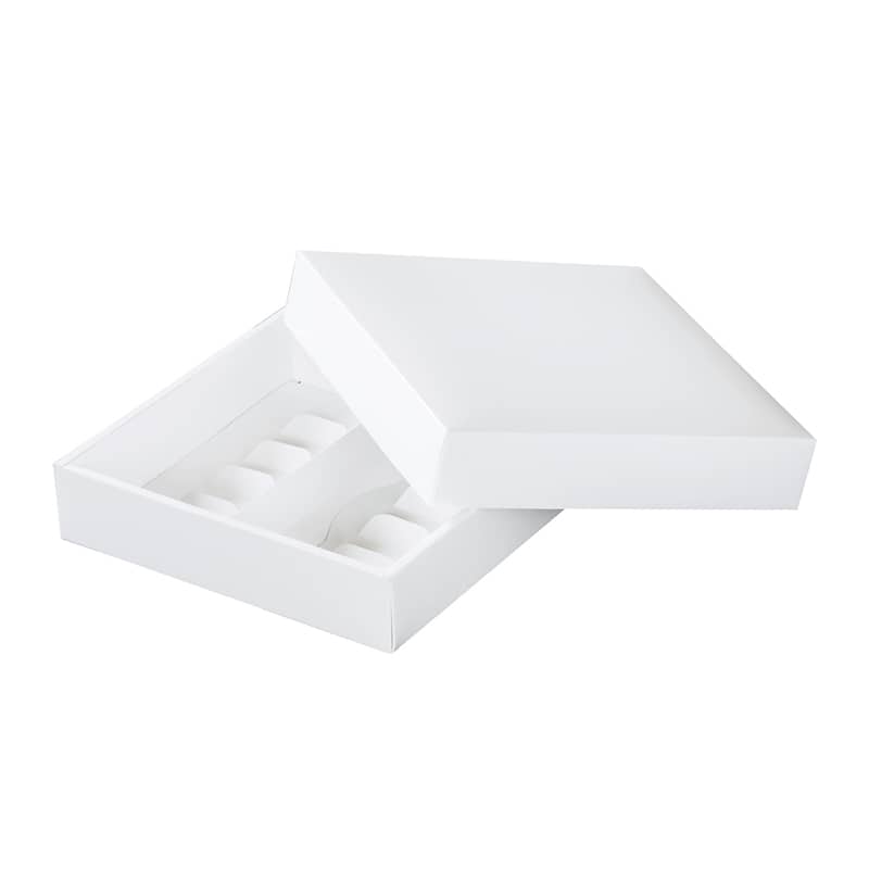 パッケージ中澤 焼菓子ギフト箱 レモン ホワイト 10号 B13220 100枚/箱(ご注文単位1箱)【直送品】