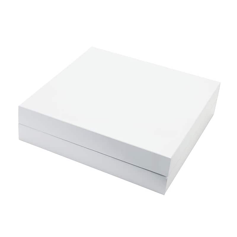 パッケージ中澤 焼菓子ギフト箱 DG66 ホワイト #2424 B13830 50枚/箱(ご注文単位1箱)【直送品】