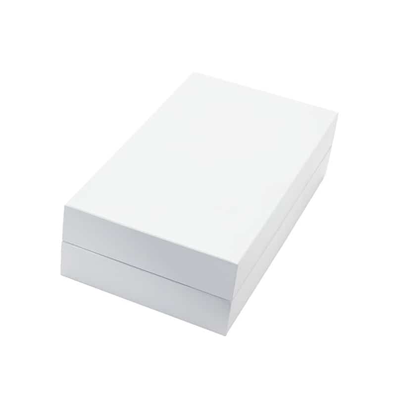 パッケージ中澤 焼菓子ギフト箱 DG66 ホワイト #2412 B13860 100枚/箱(ご注文単位1箱)【直送品】