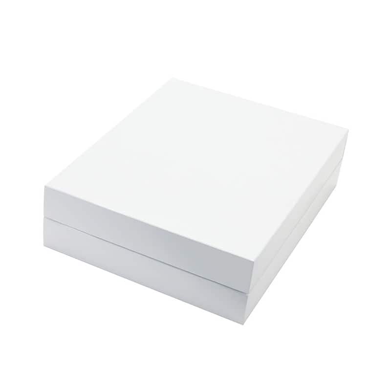 パッケージ中澤 焼菓子ギフト箱 DG66 ホワイト #2418 B13870 100枚/箱(ご注文単位1箱)【直送品】