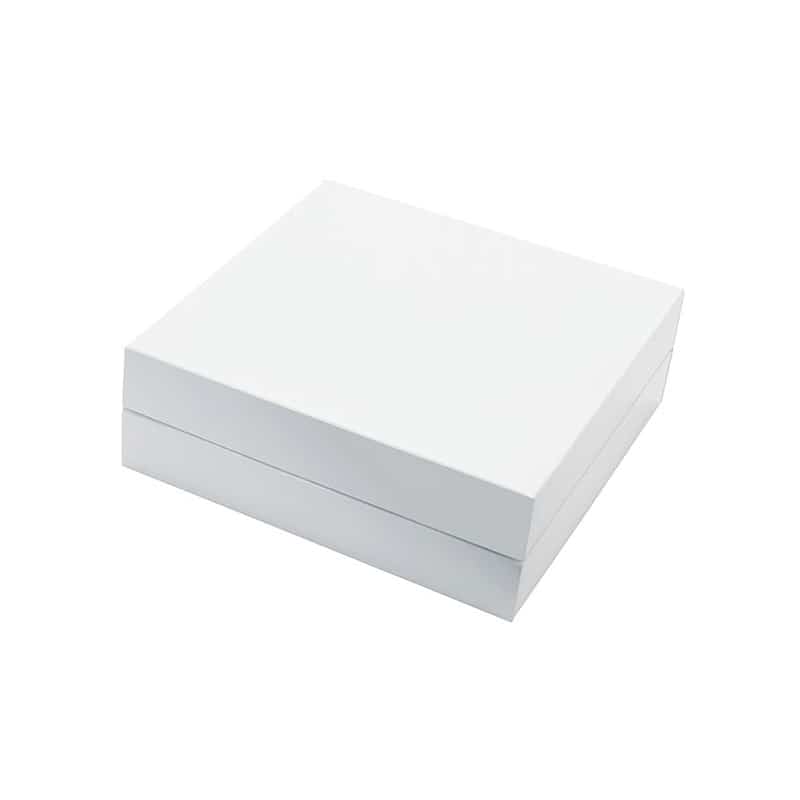 パッケージ中澤 焼菓子ギフト箱 DG66 ホワイト #1818 B13890 100枚/箱(ご注文単位1箱)【直送品】