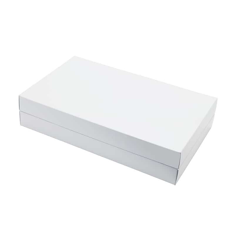 パッケージ中澤 焼菓子ギフト箱 DG66 ホワイト #1830 B13900 50枚/箱(ご注文単位1箱)【直送品】