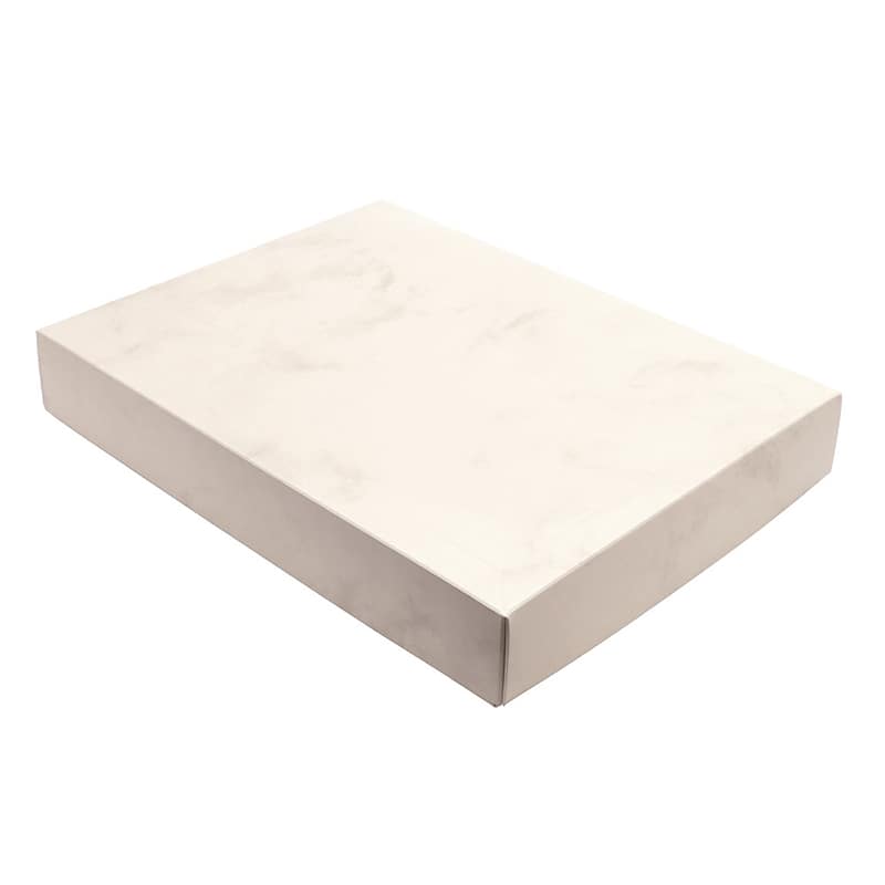 パッケージ中澤 焼菓子ギフト箱 ティータイム2 マーブル 20ヶ用 B20430 100枚/箱（ご注文単位1箱）【直送品】