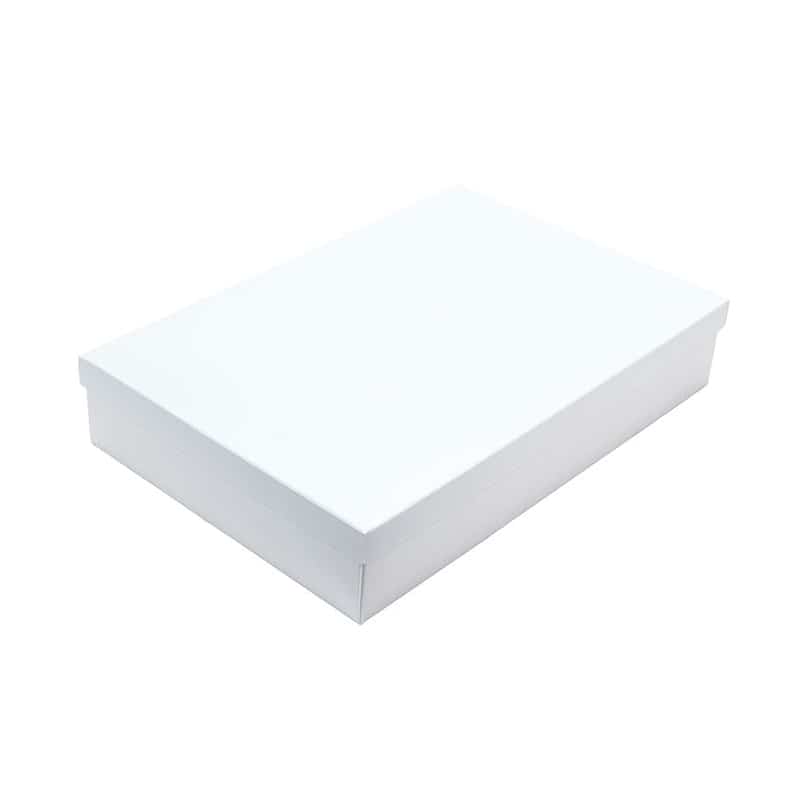 パッケージ中澤 焼菓子ギフト箱 マドレーヌ 白無地 10ヶ用 B20620 200枚/箱（ご注文単位1箱）【直送品】