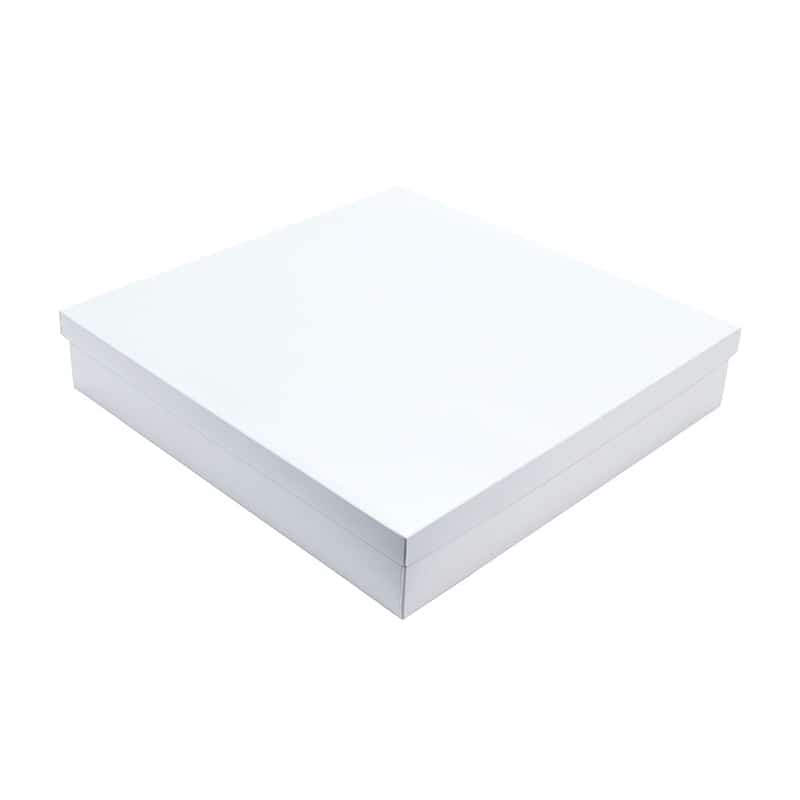 パッケージ中澤 焼菓子ギフト箱 マドレーヌ 白無地 15ヶ用 B20630 100枚/箱（ご注文単位1箱）【直送品】