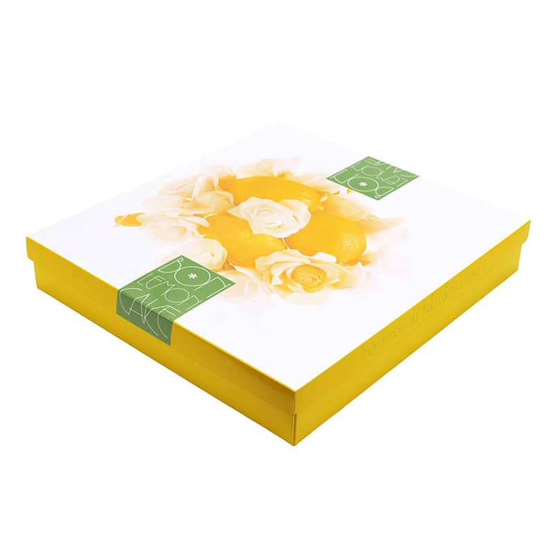 パッケージ中澤 焼菓子ギフト箱 ボンレモン 15ヶ用 B21220 100枚/箱（ご注文単位1箱）【直送品】
