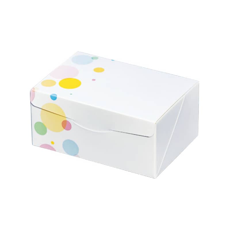 パッケージ中澤 焼菓子ギフト箱 プチケーキ ドロップ 6ヶ用 B21910 100枚/箱（ご注文単位1箱）【直送品】