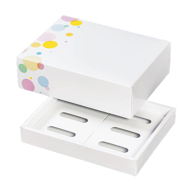 パッケージ中澤 焼菓子ギフト箱 プチケーキ ドロップ 12ヶ用 B21920 50枚/箱（ご注文単位1箱）【直送品】