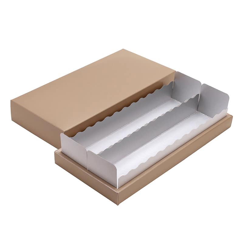 パッケージ中澤 焼菓子ギフト箱 シャンパロイヤル 2本用 折り式 B30520 100枚/箱（ご注文単位1箱）【直送品】