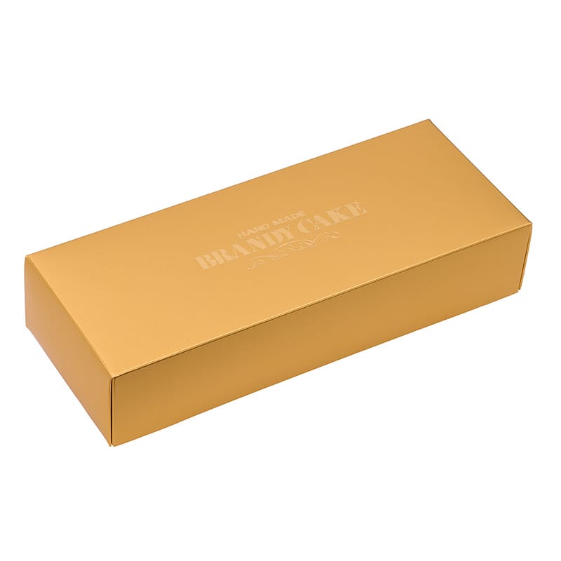 パッケージ中澤 焼菓子ギフト箱 金地ブランデー 1本用 B31010 200枚/箱（ご注文単位1箱）【直送品】