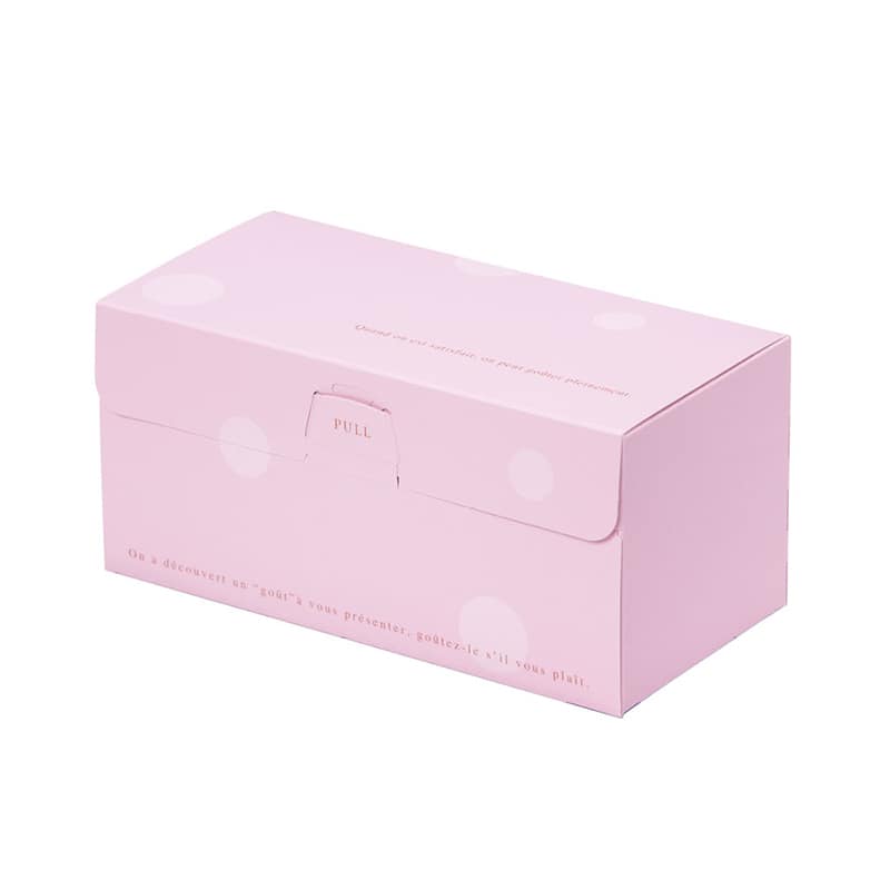 パッケージ中澤 ロールケーキ箱 Sロール 6.5 ピンキー C30230 200枚/袋（ご注文単位1袋）【直送品】