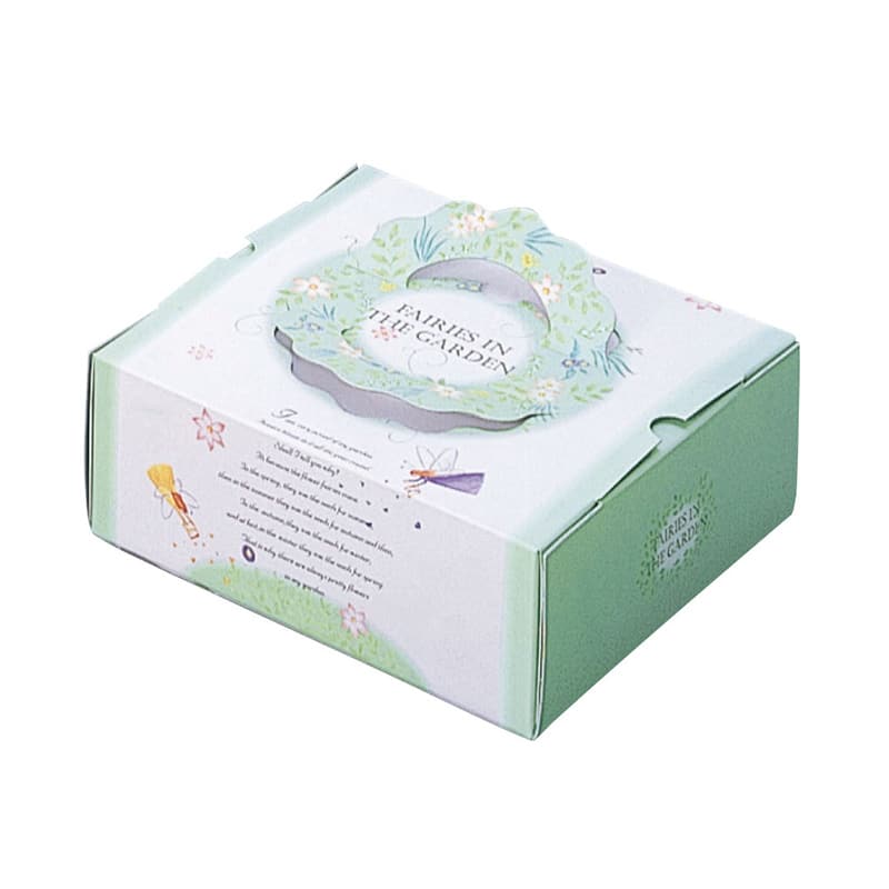 パッケージ中澤 洋菓子箱 ガトー H80 フェアリー 5寸用 D14330 100枚/袋（ご注文単位1袋）【直送品】