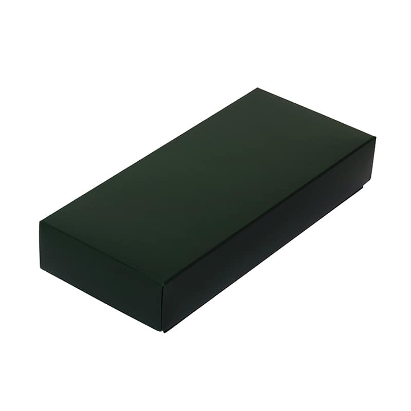パッケージ中澤 チョコレート箱 RSトリフケース ダークグリーン 10ヶ用 F20270 100枚/箱（ご注文単位1箱）【直送品】