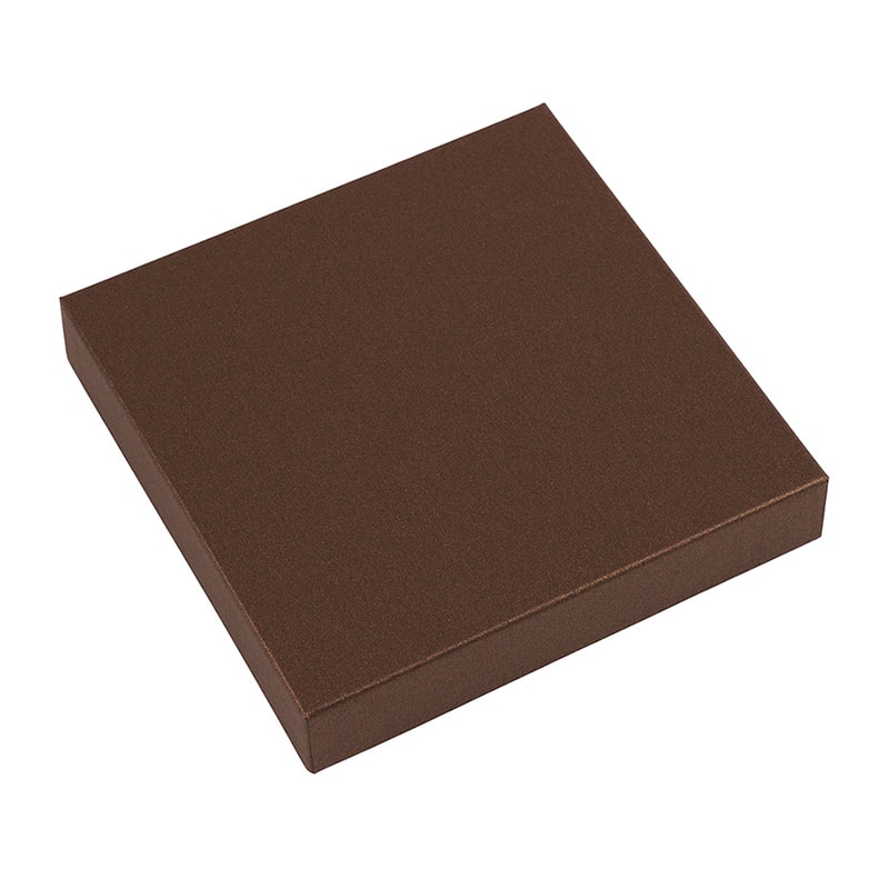 パッケージ中澤 チョコレート箱 貼箱ドリーム 茶 9ヶ用 F32390 30枚/箱（ご注文単位1箱）【直送品】