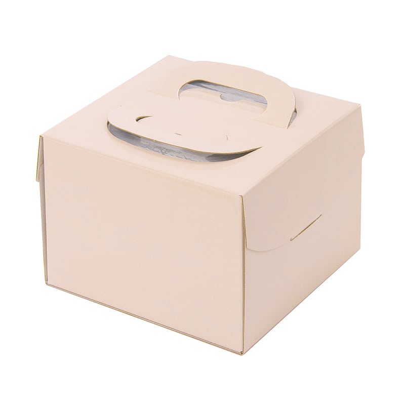 パッケージ中澤 ファンシーケーキボックス PFB H130 ピンク 5寸 Q71130 100枚/袋(ご注文単位1袋)【直送品】