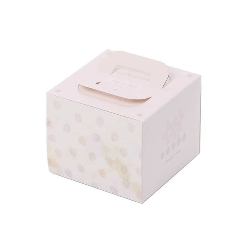 パッケージ中澤 ケーキ箱 手サゲデコ TD プリティ 3寸 R40110 500枚/箱(ご注文単位1箱)【直送品】