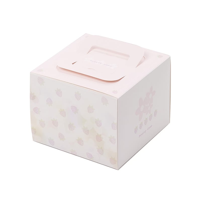パッケージ中澤 ケーキ箱 手サゲデコ TD プリティ 4寸 R40120 300枚/箱(ご注文単位1箱)【直送品】