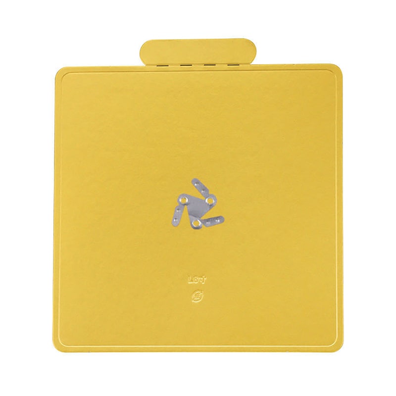 パッケージ中澤 デコレーションケーキ用 角PGトレーM 三つ目金具タイプ L6寸用 U51650 100枚/袋（ご注文単位1袋）【直送品】
